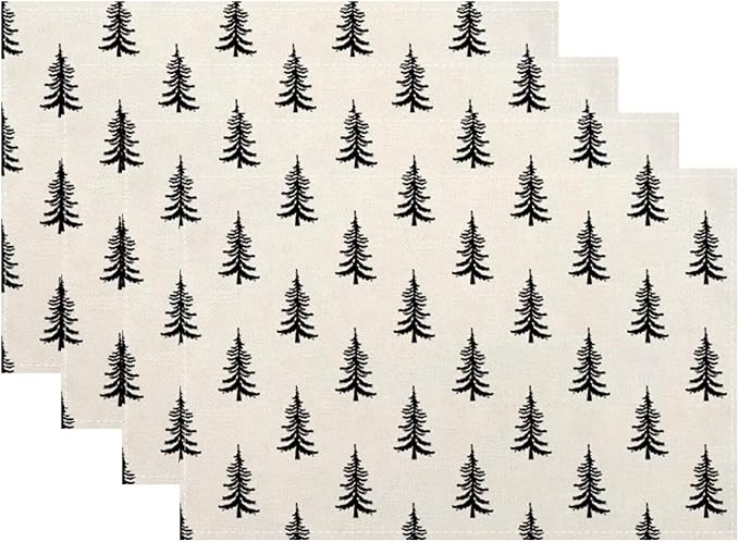 Christmas Set of 4 placemats by Sunshineyan