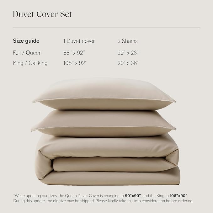 Double Stitch Cotton Tencel Duvet Cover - Image 4