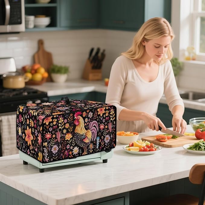 Microwave Oven Cover Air Fryer Toaster Oven Dust Cover - Image 7