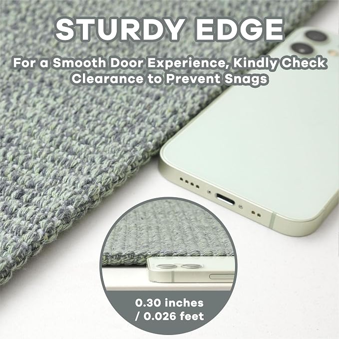 EARTHALL Washable Runner Rug 3x10 Ft Non Slip Runners - Image 2