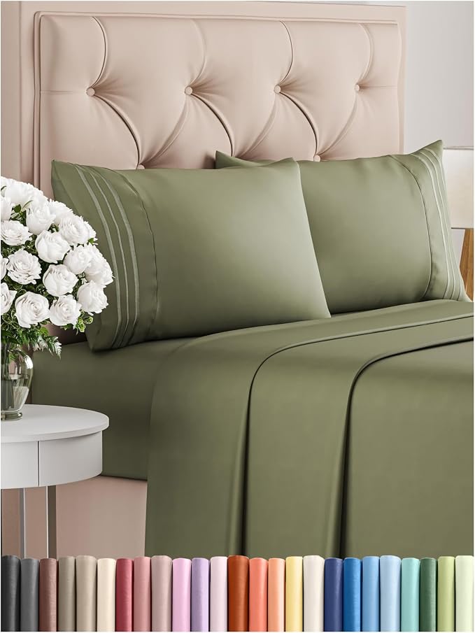 King Size 4 Piece Sheet Set by CGKUnlimited
