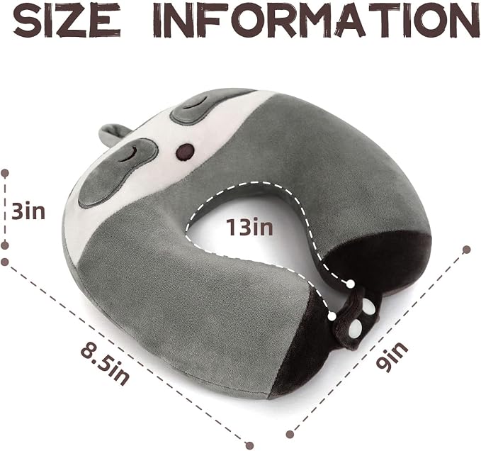 Niuniu Daddy Sloth Kids Neck Pillow - Image 3