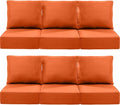 Luxury 22x24/22x25 6-Inch Outdoor Deep Seat Cushions Set of 6 by ACTREST