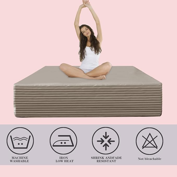 Queen Bed Skirt-Box Spring Cover - Image 4