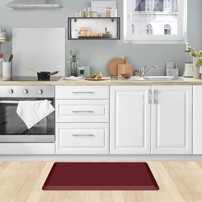 KitchenClouds Kitchen Mat Cushioned Anti Fatigue Rug 17.3"x28" Waterproof Non - Image 7