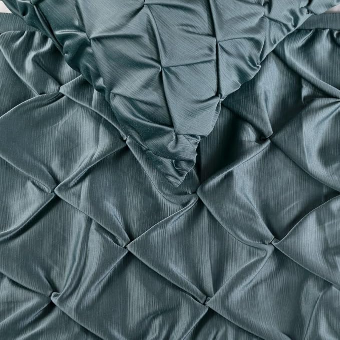 The HomeCentric Decorative Blue Queen 74 x 18 inch Bed Runner - Image 3