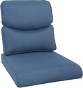 Outdoor Chair Cushions Set of 2-22 x 25 Inch Fade Resistant Patio Chair by NatureComfyOutdoorFurniture