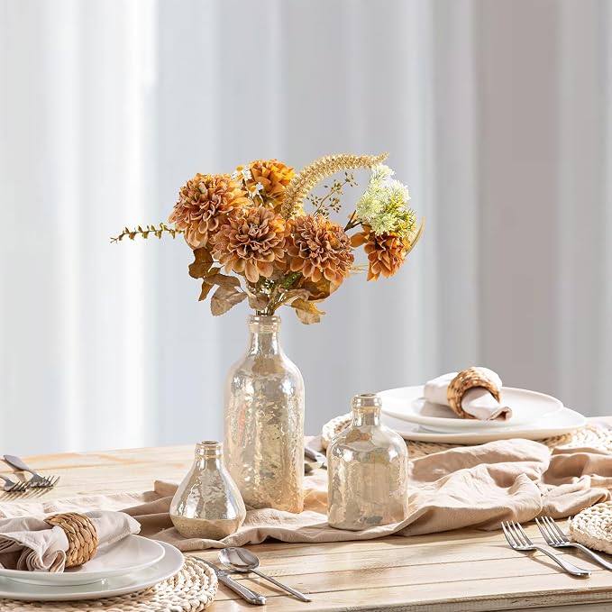 Ceramic Vase Set of 3, Decorative Vases Home Decor Modern Neutral Flower - Image 4