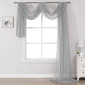 DONREN Grey Window Scarf for Background by DONREN
