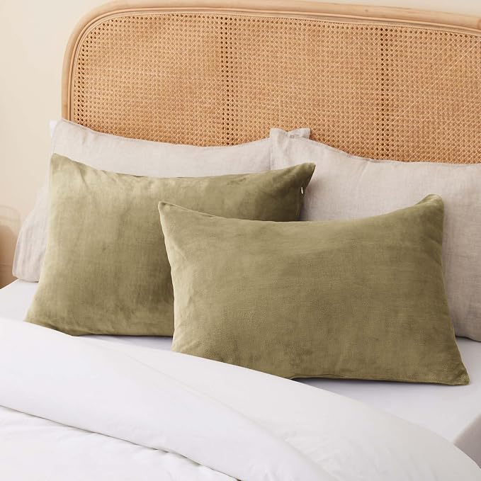 BEDELITE Flannel Pillowcases Standard Set of 2, Super Soft Fleece Pillow Case - Image 8