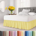 Wrap Around Dust Ruffle Bed Skirt by CGKUnlimited