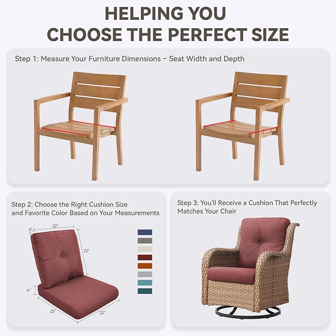 Patio Cushions for Outdoor Furniture - Image 6