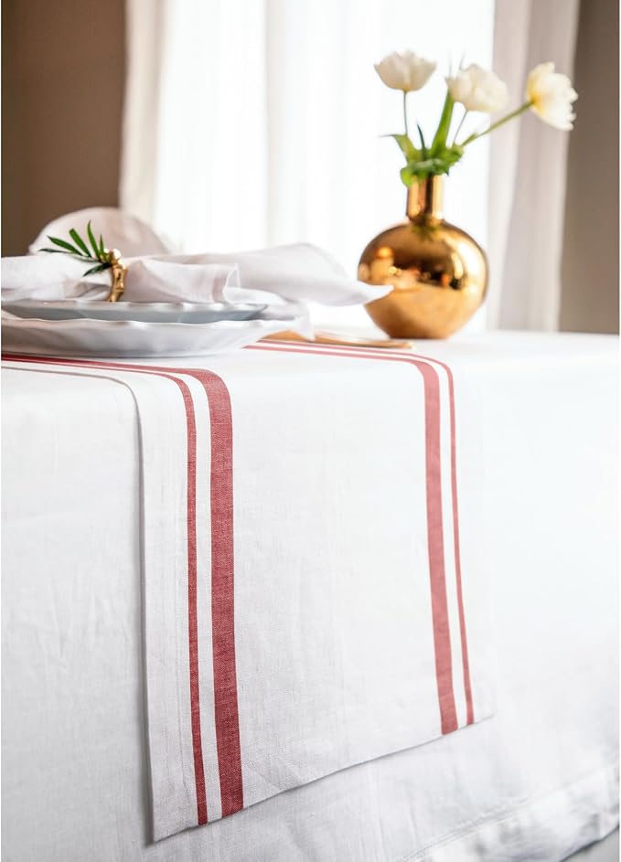 Solino Home Linen Table Runner 90 Inches Long - Image 2