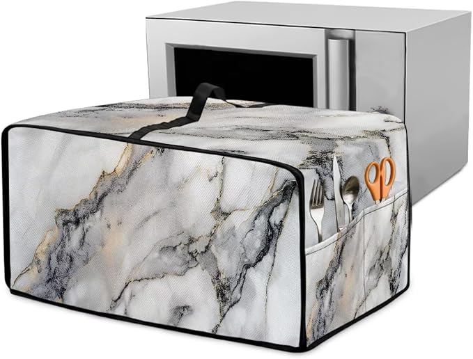 Toaster Oven Dust Cover Washable Fabric Convection Oven Cover Protector by Garucesta
