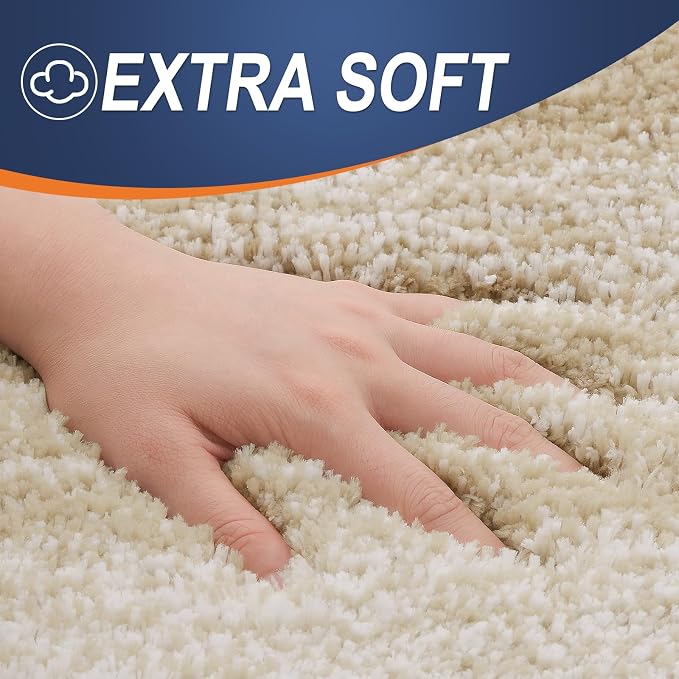 OLANLY Bathroom Rugs Mat 24x16, Extra Soft Absorbent Microfiber Bath Rugs - Image 3