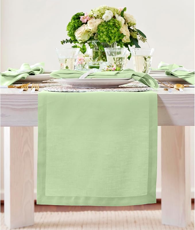 Solino Home Linen Table Runner 90 Inches Long by SolinoHome