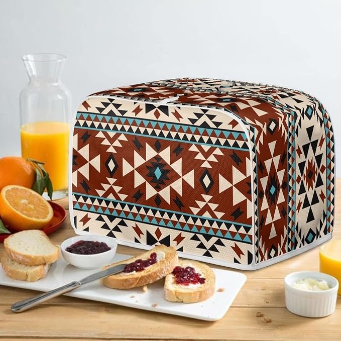 ZFRXIGN Southwestern Toaster Cover 2 Slice Small Appliance Covers Organizer - Image 4