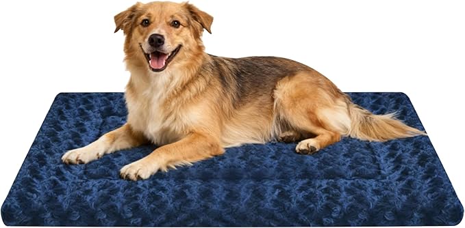 Dog Bed Mat - Dog Crate Pad - Reversible Mat by FogkissComfyPawsHome
