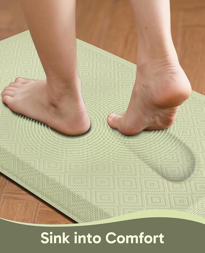 Ophanie Kitchen Mats for Floor, 3/4 Inch Thick Kitchen Rugs, Waterproof - Image 2