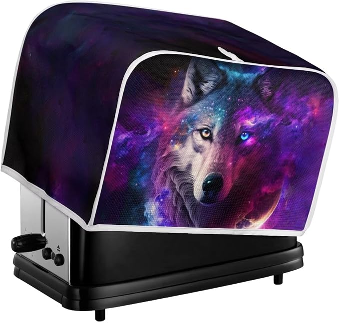 ZFRXIGN Galaxy Wolf Toaster Cover, 4 Slice Toaster Bag, Stain Resistant - Image 5