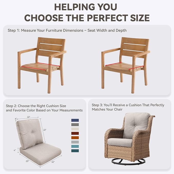Outdoor Chair Cushions - Image 7