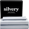 Silvery Silver Infused Bed Sheets Set by Silvery