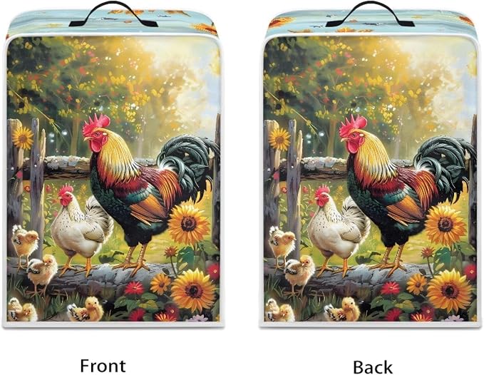 Mumeson Sunflower Coffee Maker Cover, Modern Stand Mixer Cover, Extra Large - Image 2