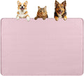 Dog Food Mat, Extra Large 40" x 28" Silicone Pet Feeding Mat by Bartuke
