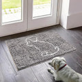 Muddy Mat® Dog Sit Door Embroidery Mat Super Absorbent Microfiber Indoor by MuddyMat%C2%AE