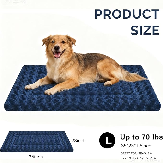 Dog Bed Mat - Dog Crate Pad - Reversible Mat - Image 3