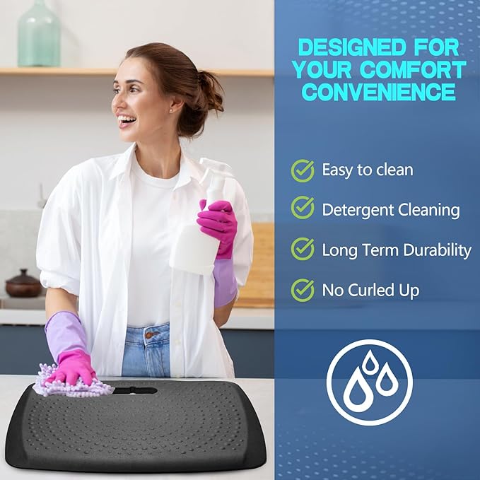 Anti Fatigue Kitchen Floor Mat Comfort Standing Mat, Portable Office Standing - Image 6