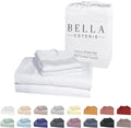 Bella Coterie Luxury Bamboo Viscose Queen Size Sheet Set | 100% Organically by BC