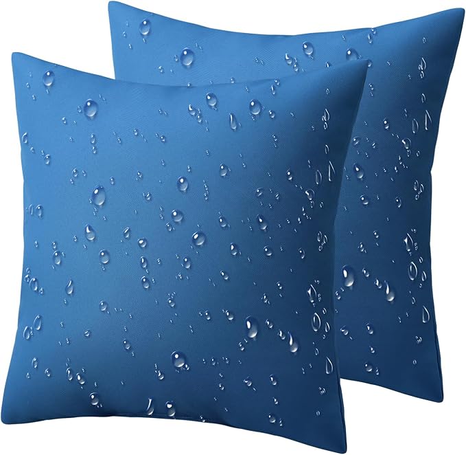 Phantoscope Pack of 2 Premium Dual Usage Outdoor Pillow Inserts, Waterproof by Phantoscope