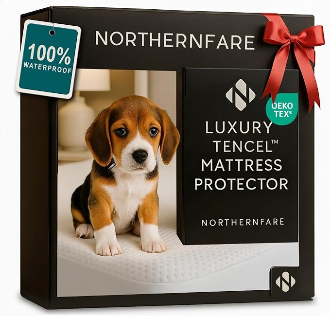 Queen Size Premium Mattress Protector | 100% Waterproof Tencel Cover | Cooling by Unknown