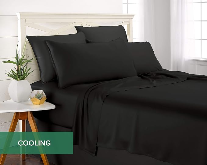 Pure Bamboo Split King Sheets, Genuine 100% Organic Viscose Derived from Bamboo - Image 4
