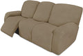 Easy-Going 8 Pieces Recliner Sofa Stretch Sofa Slipcover Sofa Cover Furniture by Easy-Going