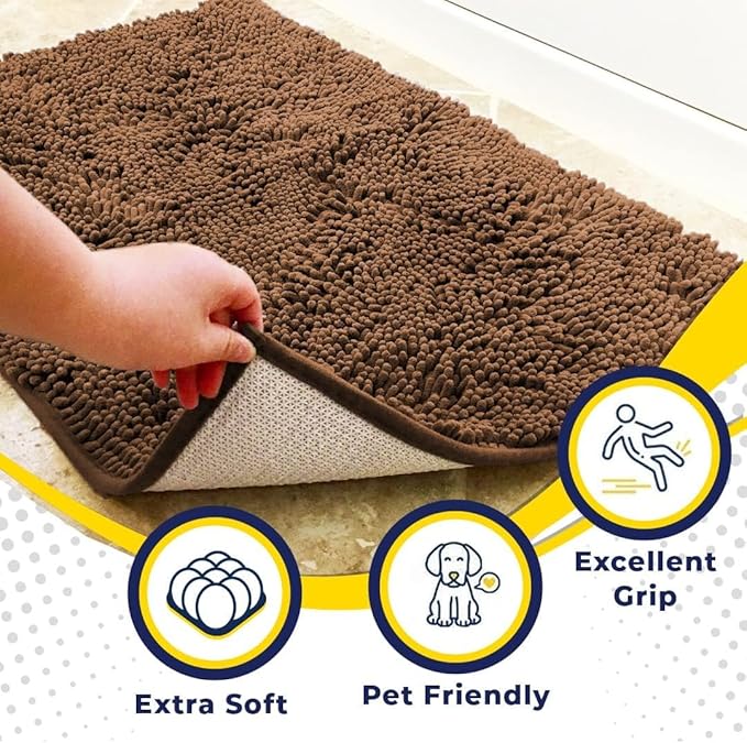 Muddy Mat® Shown on TV – Super Absorbent Door Mat Indoor, Microfiber Quick Dry - Image 2