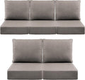 Luxury 6" Outdoor Cushions for Patio Furniture, Fade Resistant Couch Chair by Pugire