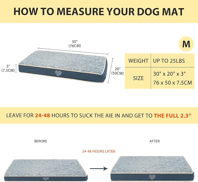 VANKEAN Waterproof Dog Pad Bed Mat Reversible, Removable Washable Cover & - Image 2