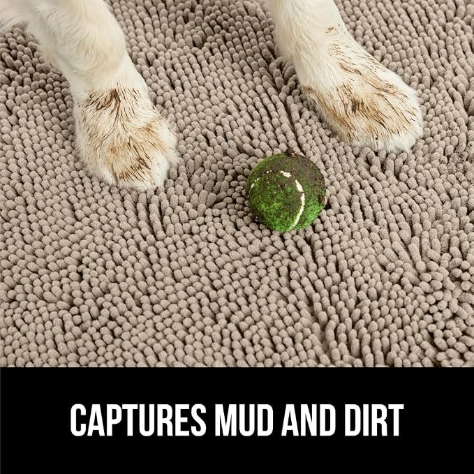 GORILLA GRIP SOAKSTOPPER Dog Door Mat, 70x24 Machine Washable Rug Absorbent - Image 3