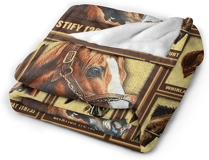 Racing Horses Blanket - Image 4