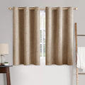MIULEE 100% Blackout Linen Textured Curtains by MIULEE