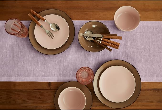 Solino Home Linen Small Table Runner 48 Inches - Image 3
