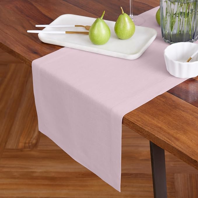 Solino Home Linen Table Runner 120 Inches Long - Image 2