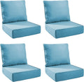 Outdoor Cushion Set for Furniture Patio Furniture, UV Resistant, Water Resistant by PLANNTONNEO