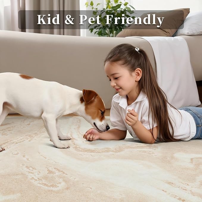 Ciicool 2x6 Washable Runner Rug, Modern Abstract Soft Hallway Rugs Runner - Image 6