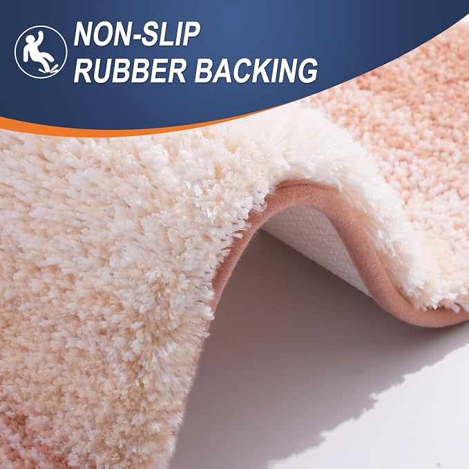 OLANLY Bathroom Rugs Mat 24x16, Extra Soft Absorbent Microfiber Bath Rugs - Image 4