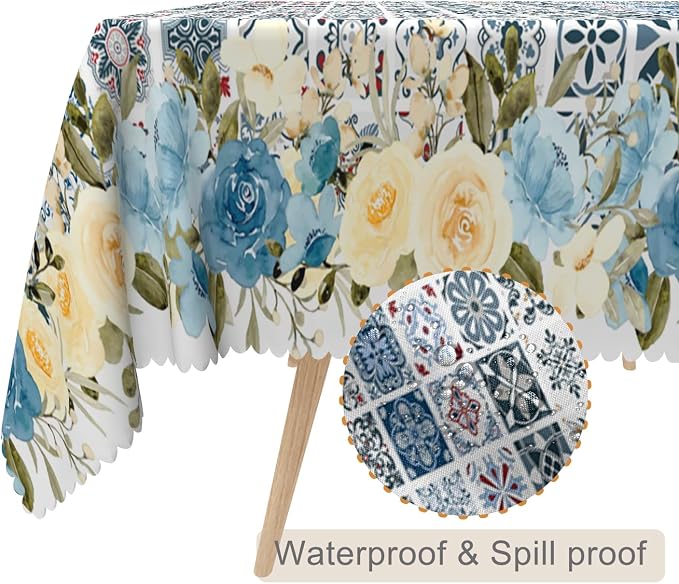 60x102inches Moroccan Tablecloth Oriental Eastern Pattern - Image 2