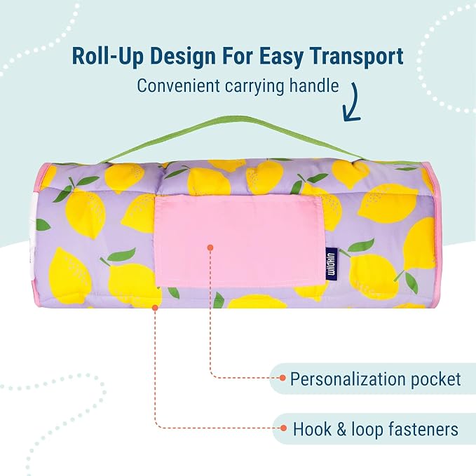Wildkin 43-inch Kids Nap Mat – Soft Microfiber Toddler Sleeping Mat - Image 3