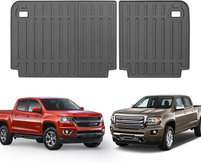 Custom for 2015-2022 Chevy Colorado/GMC Canyon Crew Cab Rear Seat Backrest Mats - Image 3